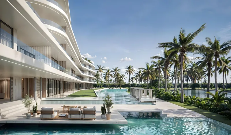 Render del proyecto Reef & Golf en Cap Cana